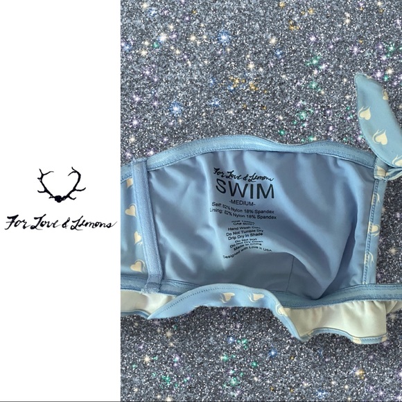 For Love and Lemons Bikini Top Bandeau - Picture 2 of 2